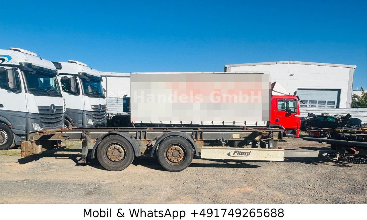 Fliegl TWP 180 Tandem BDF Tiefgekoppelt *Scheibenbremse - Container/ Wechselfahrgestell Anhänger: das Bild 2 Fliegl TWP 180 Tandem BDF Tiefgekoppelt *Scheibenbremse - Container/ Wechselfahrgestell Anhänger: das Bild 2