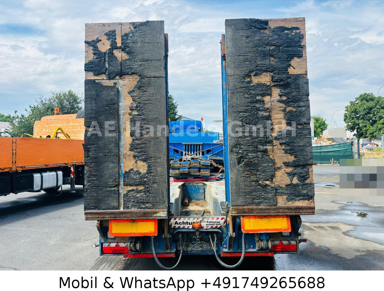 Meusburger MTS-5 *Dolly/Hydr.Rampen/Bagger-Stiel-Mulde - Tieflader Auflieger: das Bild 5 Meusburger MTS-5 *Dolly/Hydr.Rampen/Bagger-Stiel-Mulde - Tieflader Auflieger: das Bild 5