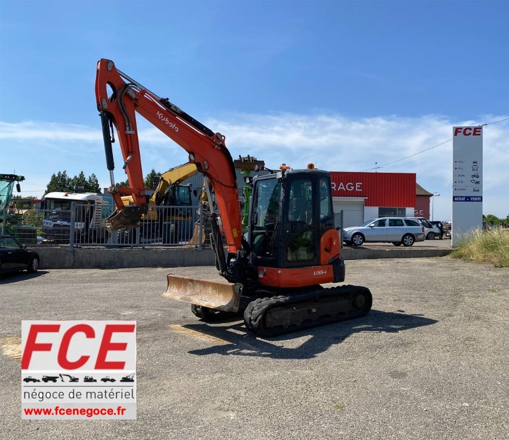 Kubota U55-4 1er Main/Certificat CE endommagée - Minibagger: das Bild 1 Kubota U55-4 1er Main/Certificat CE endommagée - Minibagger: das Bild 1