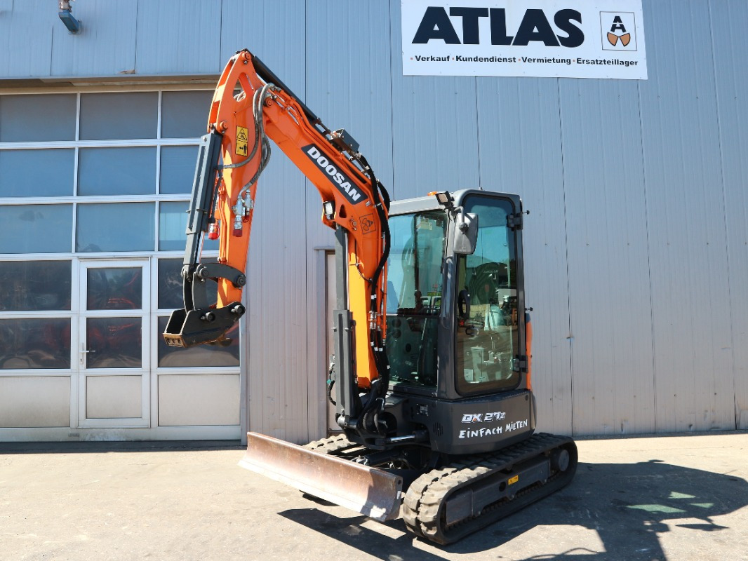 Doosan DX27Z-7 - Minibagger: das Bild 1 Doosan DX27Z-7 - Minibagger: das Bild 1