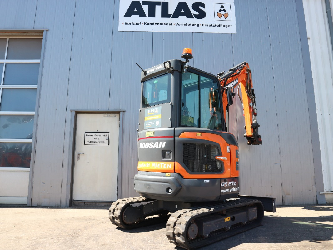 Doosan DX27Z-7 - Minibagger: das Bild 3 Doosan DX27Z-7 - Minibagger: das Bild 3