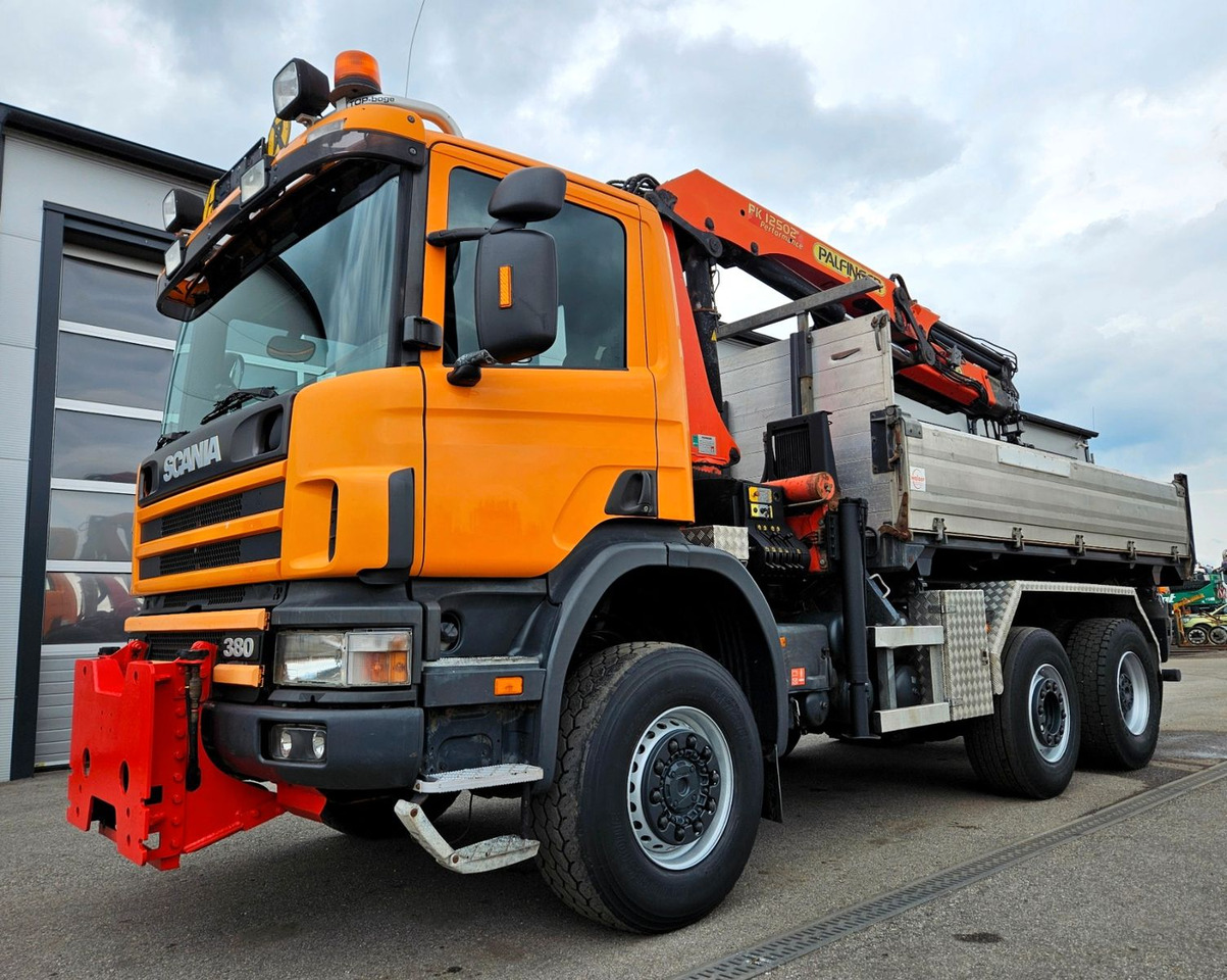 Scania P114 380 6x4-4 Palfinger PK12502 Kran Funk - Kipper, Autokran: das Bild 3 Scania P114 380 6x4-4 Palfinger PK12502 Kran Funk - Kipper, Autokran: das Bild 3