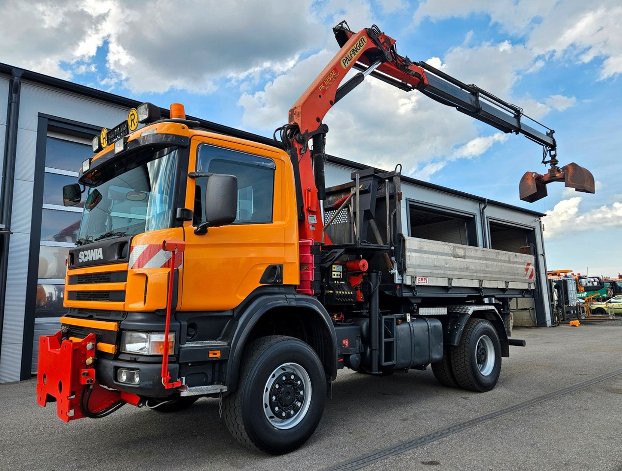 Scania P114 CB 380 4x4 Palfinger PK12502 Kran Funk - Kipper, Autokran: das Bild 3 Scania P114 CB 380 4x4 Palfinger PK12502 Kran Funk - Kipper, Autokran: das Bild 3