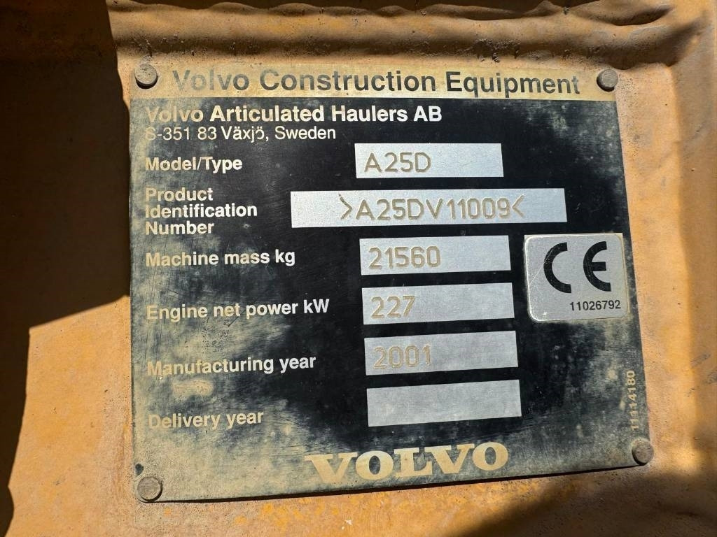 Volvo A 25 D - Knickgelenkter Dumper: das Bild 4 Volvo A 25 D - Knickgelenkter Dumper: das Bild 4