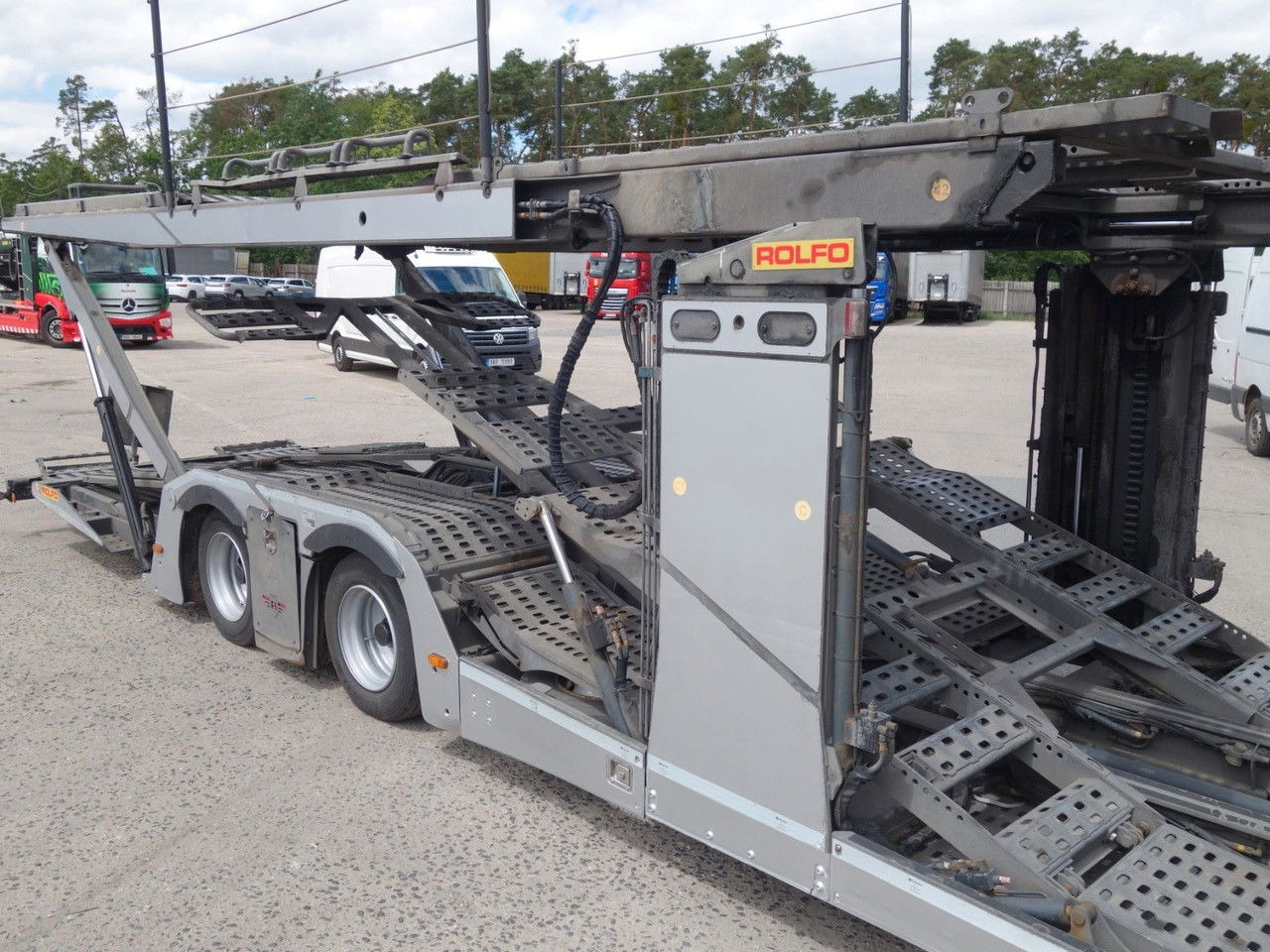 Autotransporter LKW Mercedes-Benz Actros 2443 mit Rolfo FLX, Certifikation VDI: das Bild 6