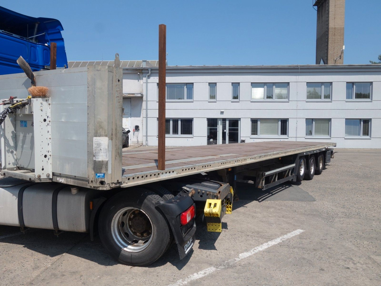 Planenauflieger Schmitz Cargobull SCS 24/L  , MEGA,  Liftaachse, Plattform: das Bild 1