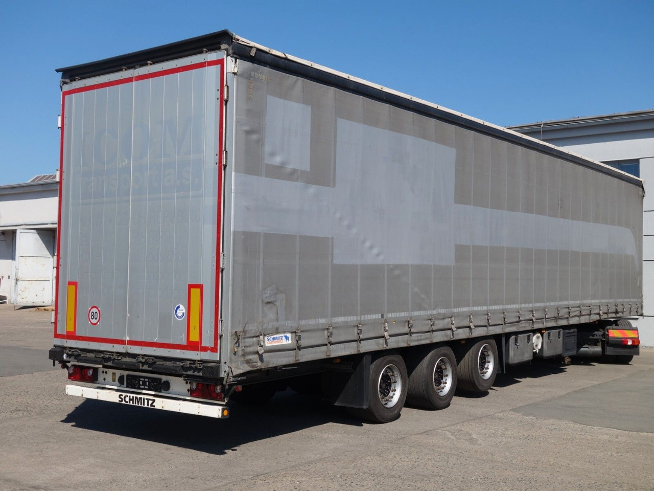 Schmitz Cargobull SCS 24/L MEGA, Liftaachse - Planenauflieger: das Bild 1 Schmitz Cargobull SCS 24/L MEGA, Liftaachse - Planenauflieger: das Bild 1