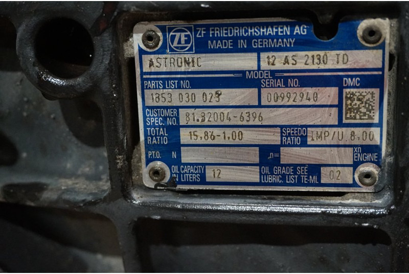 ZF 12AS2130DD TGS 81.32004-6396 - Getriebe für LKW: das Bild 5 ZF 12AS2130DD TGS 81.32004-6396 - Getriebe für LKW: das Bild 5