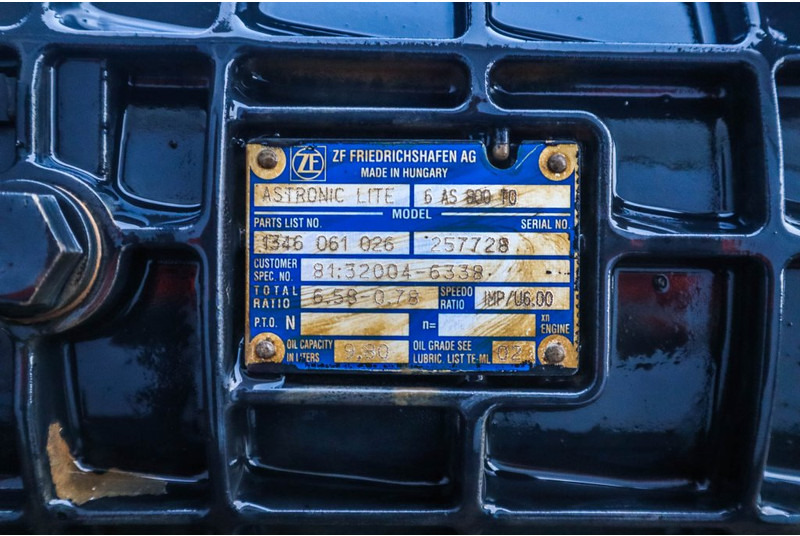 ZF 6AS800TO TGL EURO6 81.32004-6338 - Getriebe für LKW: das Bild 5 ZF 6AS800TO TGL EURO6 81.32004-6338 - Getriebe für LKW: das Bild 5