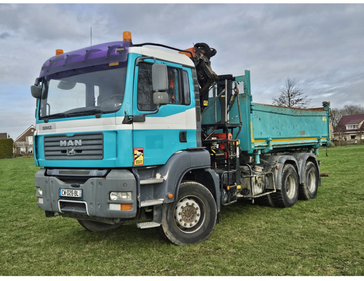 Kipper MAN TGA 33.360 TIPPER 3 SIDE CRANE PALFINGER 16502 *REMOTE CONTROL: das Bild 19