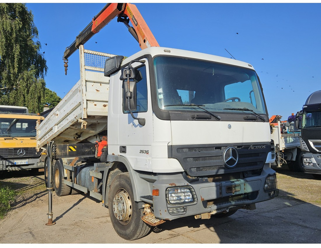 MERCEDES ACTROS 2636 6X4 TIPPER CRANE 15002 EPS - Kipper, Autokran: das Bild 3 MERCEDES ACTROS 2636 6X4 TIPPER CRANE 15002 EPS - Kipper, Autokran: das Bild 3
