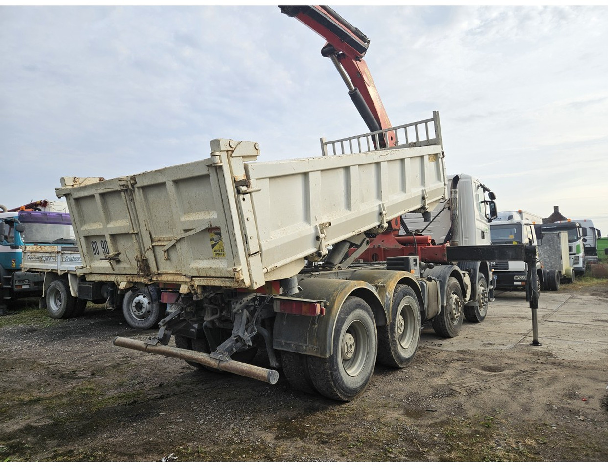 Scania R420 8x4 Tipper Crane Palfinger 23500 - Kipper, Autokran: das Bild 2 Scania R420 8x4 Tipper Crane Palfinger 23500 - Kipper, Autokran: das Bild 2
