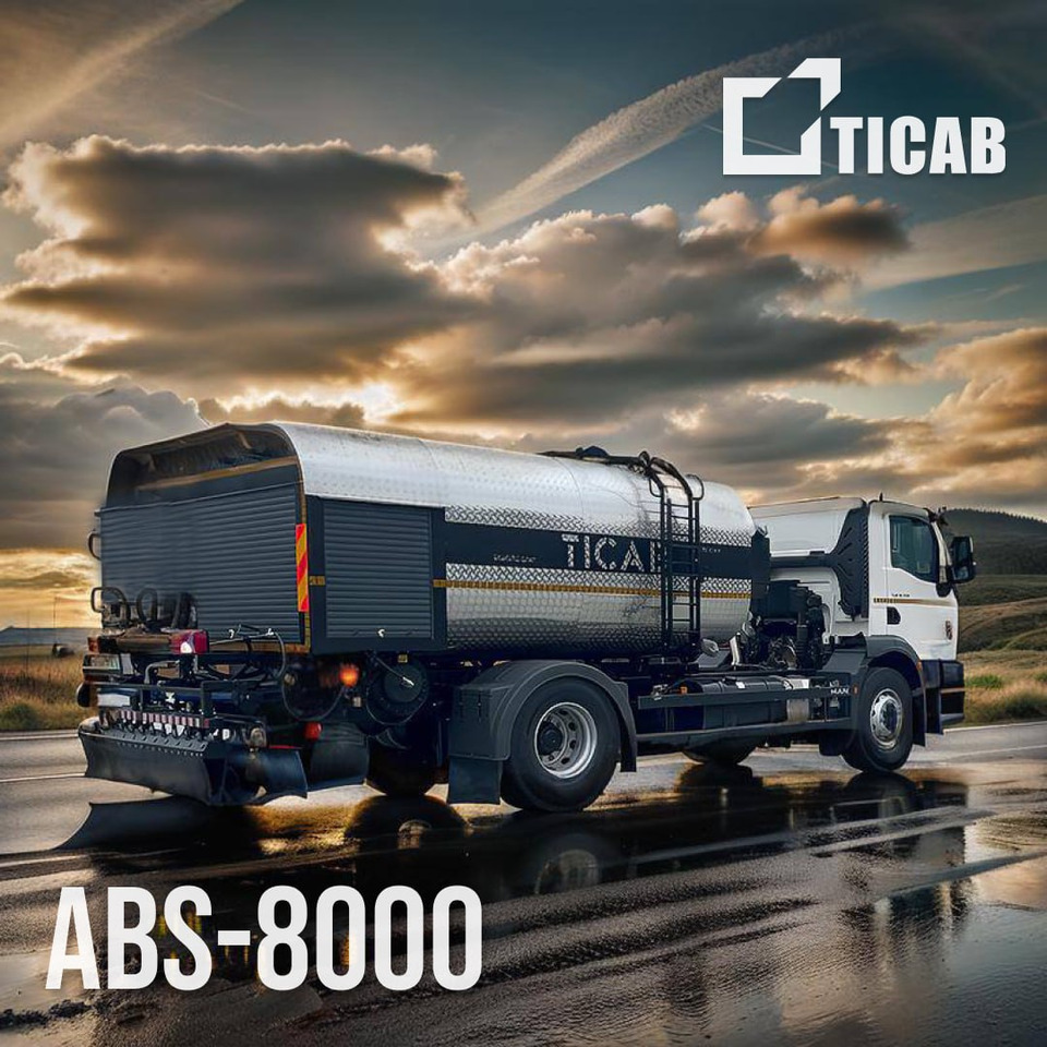 TICAB Аutonomous Asphalt Sprayer 8000 L, Asphalt Distributor, Manufacturer - Betonpumpe: das Bild 3 TICAB Аutonomous Asphalt Sprayer 8000 L, Asphalt Distributor, Manufacturer - Betonpumpe: das Bild 3