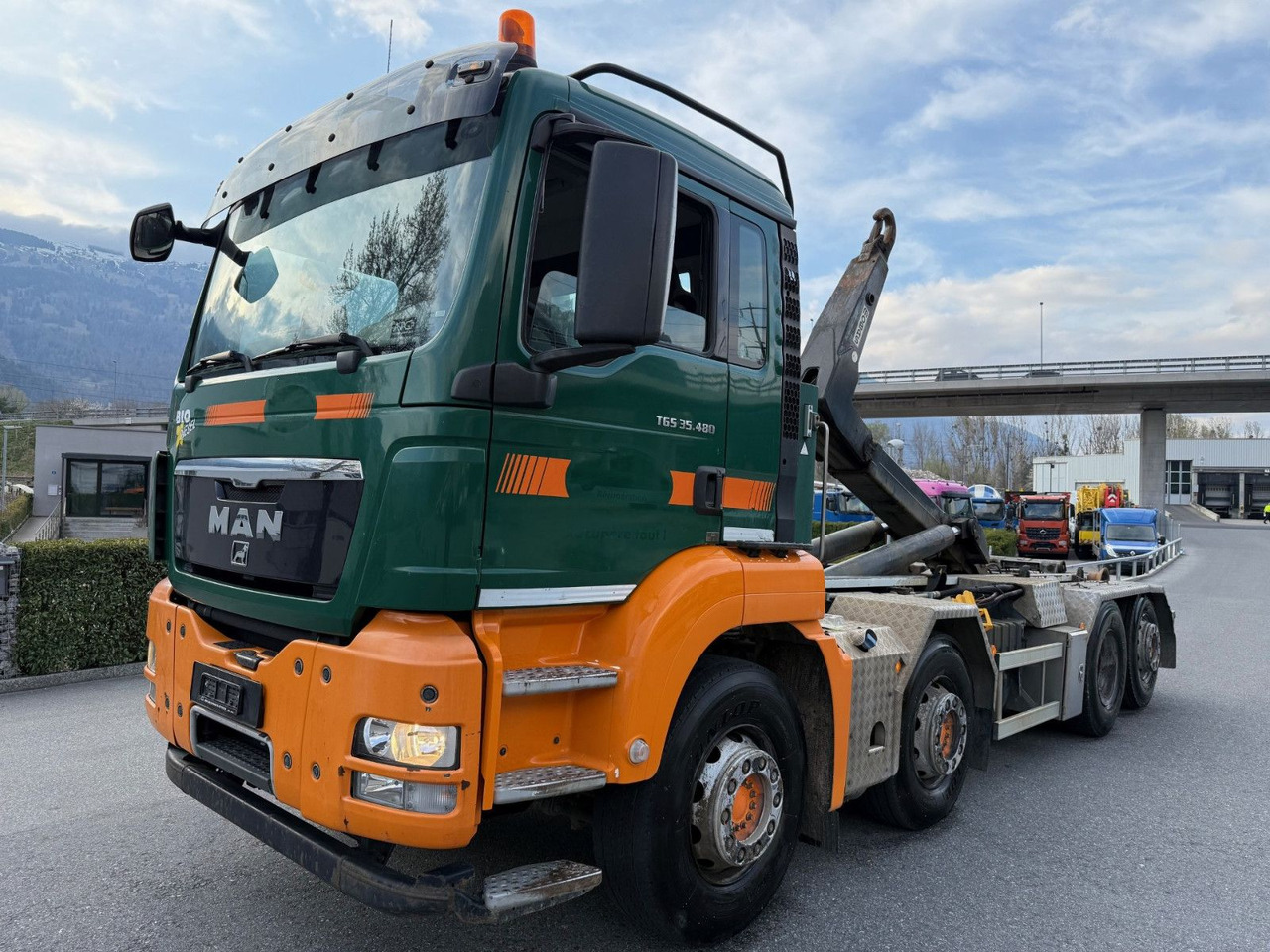 MAN TGS 35.480 8x2, E5, Mobas Abroll - Abrollkipper: das Bild 1 MAN TGS 35.480 8x2, E5, Mobas Abroll - Abrollkipper: das Bild 1
