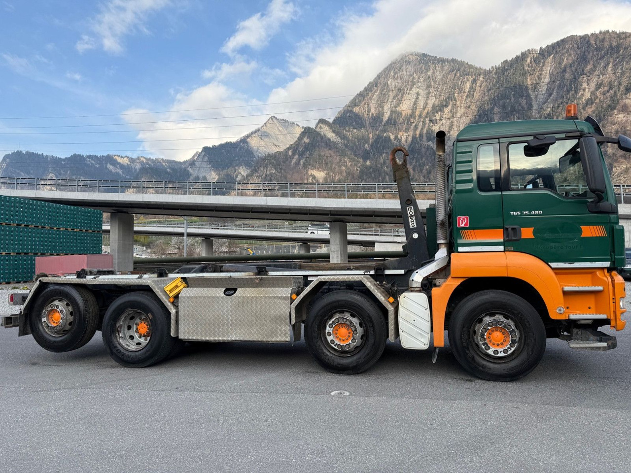MAN TGS 35.480 8x2, E5, Mobas Abroll - Abrollkipper: das Bild 3 MAN TGS 35.480 8x2, E5, Mobas Abroll - Abrollkipper: das Bild 3