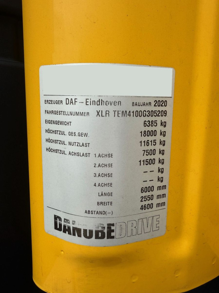 Sattelzugmaschine DAF CF450 4x2, E6, ADR: das Bild 8