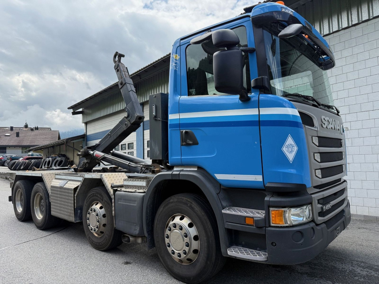 Scania G490 CB 8x4, E6, Retarder, Hiab Multilift 21ton - Abrollkipper: das Bild 2 Scania G490 CB 8x4, E6, Retarder, Hiab Multilift 21ton - Abrollkipper: das Bild 2