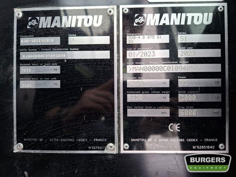 Manitou M30-4 - Geländestapler: das Bild 5 Manitou M30-4 - Geländestapler: das Bild 5