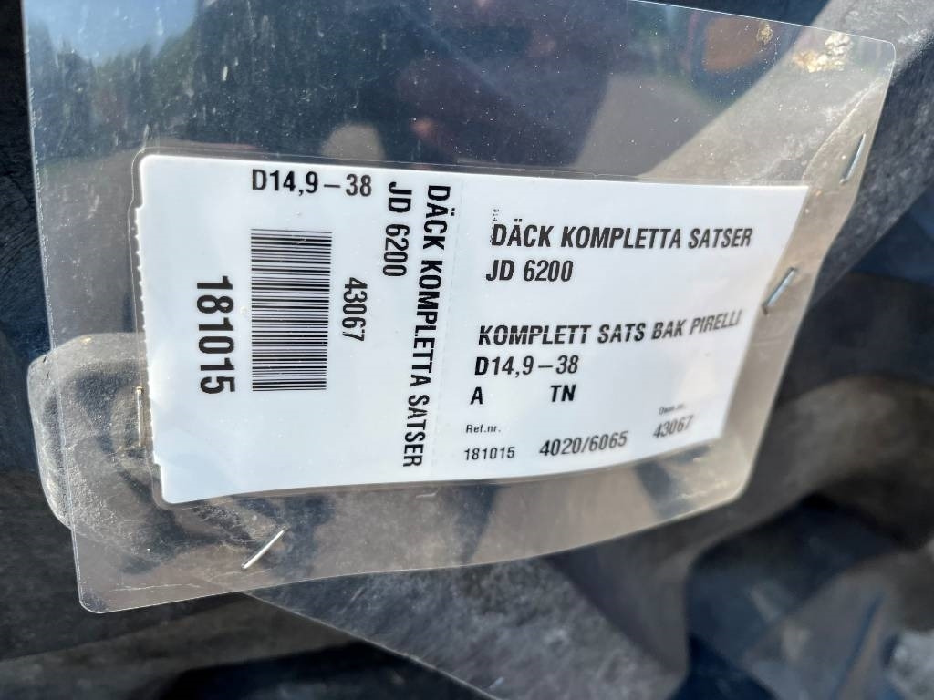 Pirelli 14,9R38 till John Deere - Reifen für Landmaschine: das Bild 2 Pirelli 14,9R38 till John Deere - Reifen für Landmaschine: das Bild 2
