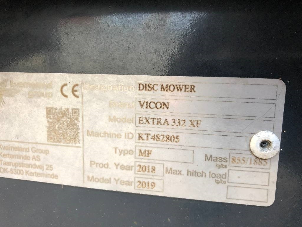 Vicon Extra 332 XF Dismantled: only parts - Mähwerk: das Bild 3 Vicon Extra 332 XF Dismantled: only parts - Mähwerk: das Bild 3