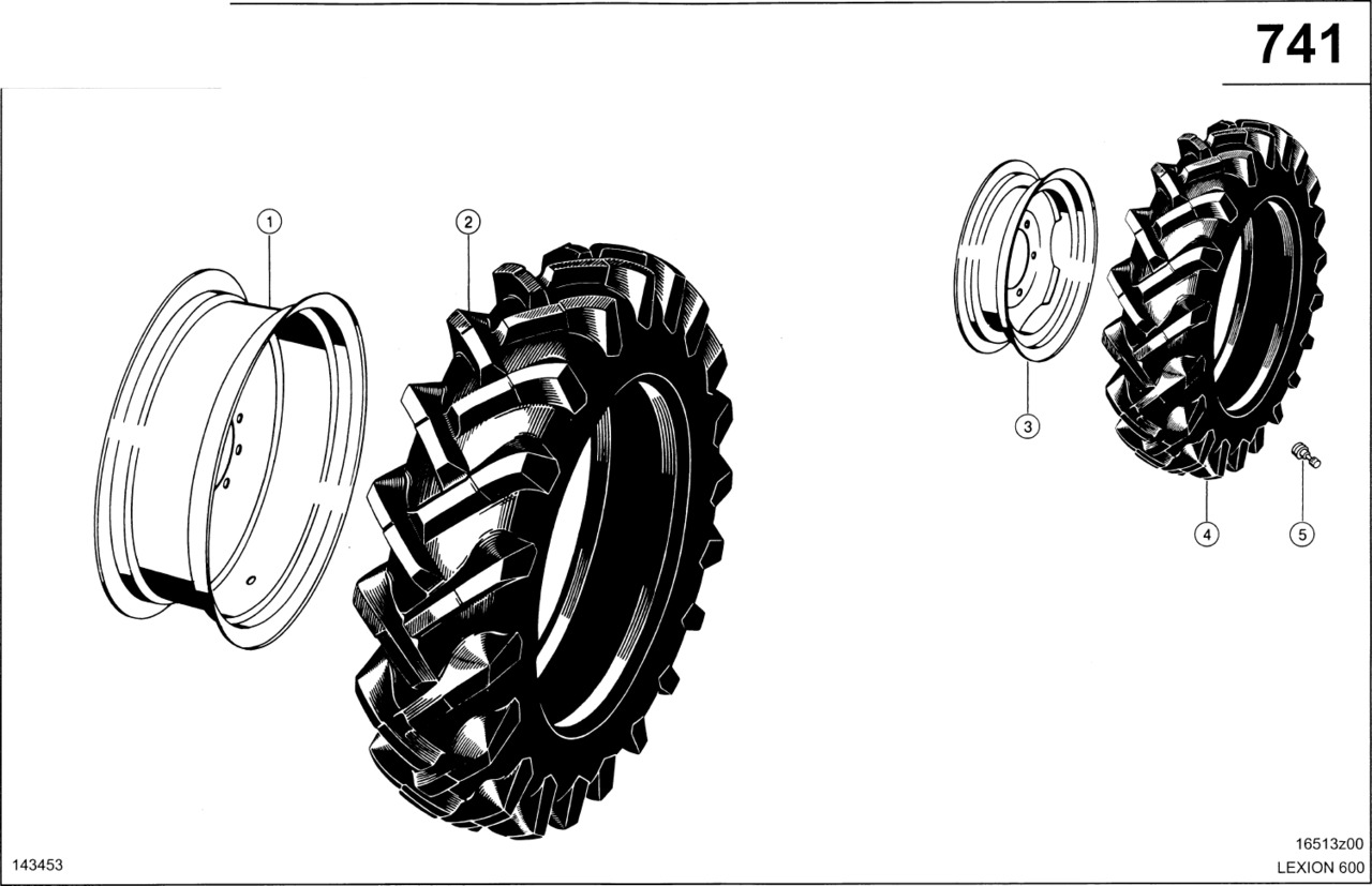 Claas Lexion 600 OPONA BEZ DĘTKI 0007567550 (Ogumienie) - Reifen für Landmaschine: das Bild 1 Claas Lexion 600 OPONA BEZ DĘTKI 0007567550 (Ogumienie) - Reifen für Landmaschine: das Bild 1