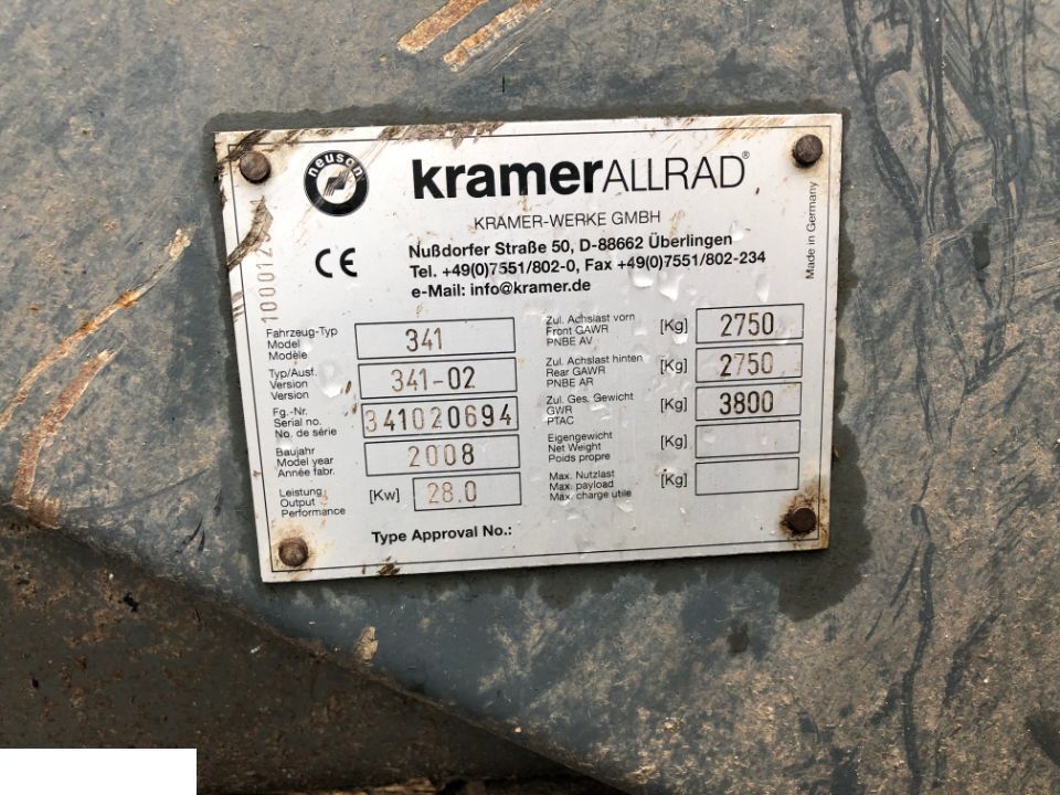 Kramer Allrad 280 341-02 Radlader - Części - Wał - Ersatzteile für Radlader: das Bild 3 Kramer Allrad 280 341-02 Radlader - Części - Wał - Ersatzteile für Radlader: das Bild 3