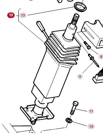Massey Ferguson 8160 Kolumna Kierownicza CZĘŚCI 3713868M2 - Lenksäule für Landmaschine: das Bild 2 Massey Ferguson 8160 Kolumna Kierownicza CZĘŚCI 3713868M2 - Lenksäule für Landmaschine: das Bild 2