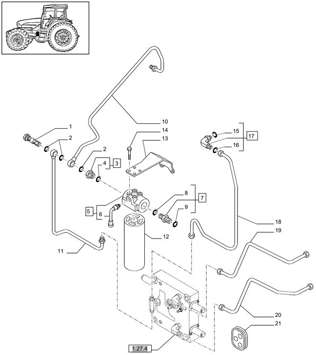 New Holland T6010 Zespół przełącznika 82015028 - Elektrische Ausrüstung für Landmaschine: das Bild 1 New Holland T6010 Zespół przełącznika 82015028 - Elektrische Ausrüstung für Landmaschine: das Bild 1
