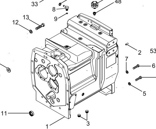 New Holland T8010 T8020 T8030 T8040 T8050 Obudowa Skrzyni Biegów 87428576 - Getriebe für Traktor: das Bild 1 New Holland T8010 T8020 T8030 T8040 T8050 Obudowa Skrzyni Biegów 87428576 - Getriebe für Traktor: das Bild 1