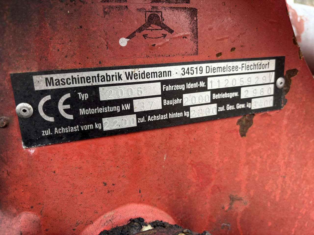 Weidemann 2006 2000rok Obciążnik Tylny Dociążenie Zderzak CZĘŚCI - Karosserie und Außen für Teleskoplader: das Bild 1 Weidemann 2006 2000rok Obciążnik Tylny Dociążenie Zderzak CZĘŚCI - Karosserie und Außen für Teleskoplader: das Bild 1