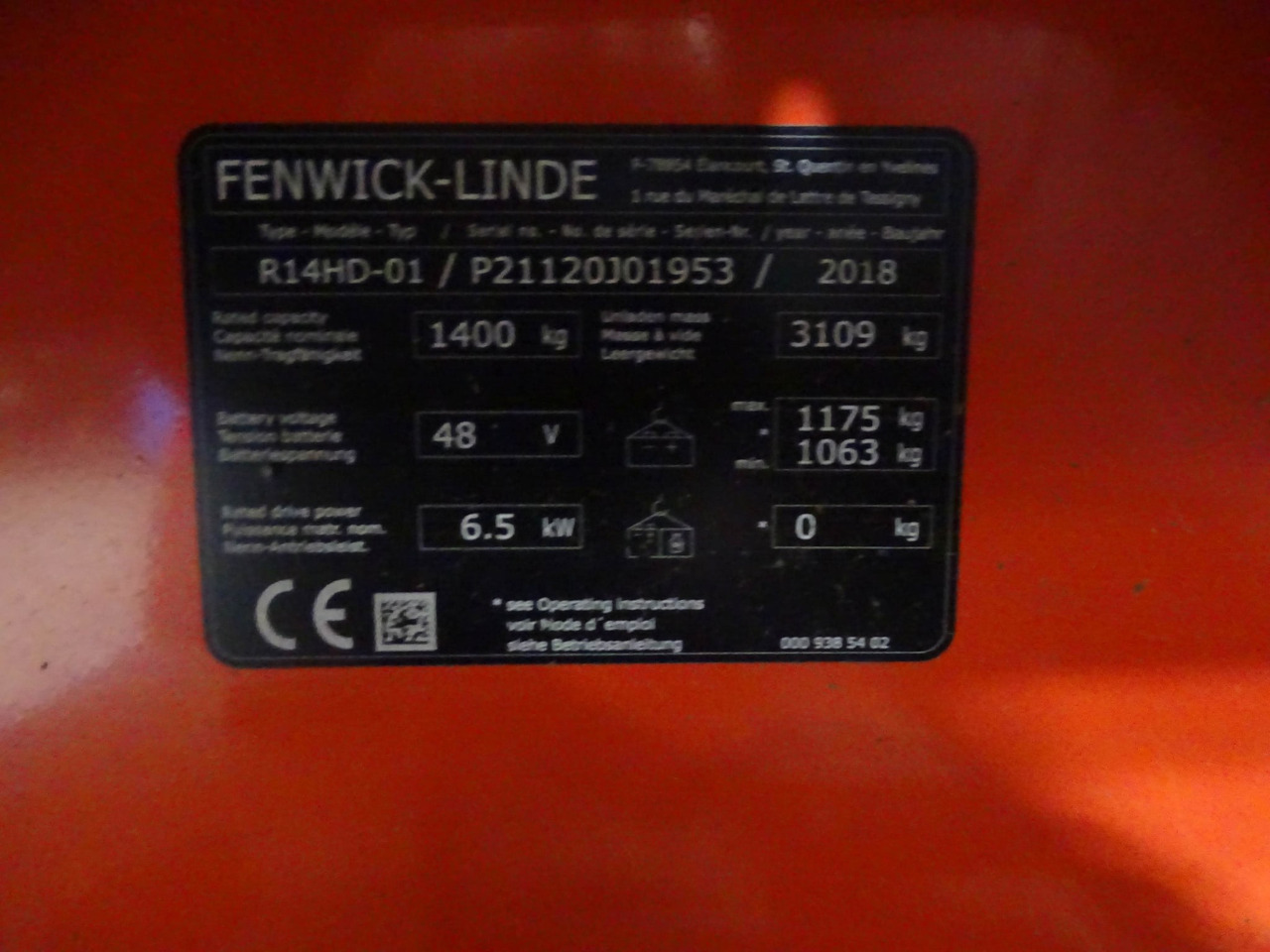 Linde R14HD - Schubmaststapler: das Bild 2 Linde R14HD - Schubmaststapler: das Bild 2