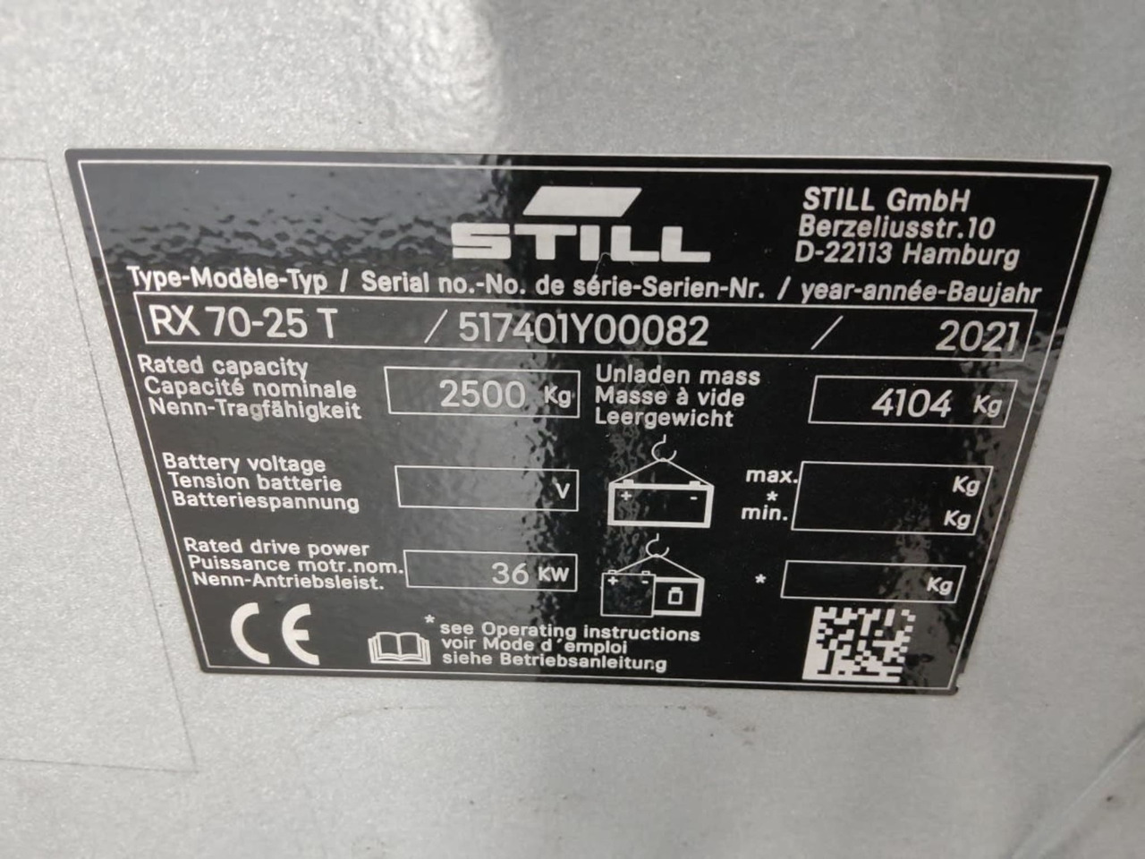 STILL RX70-25T - Treibgasstapler: das Bild 5 STILL RX70-25T - Treibgasstapler: das Bild 5