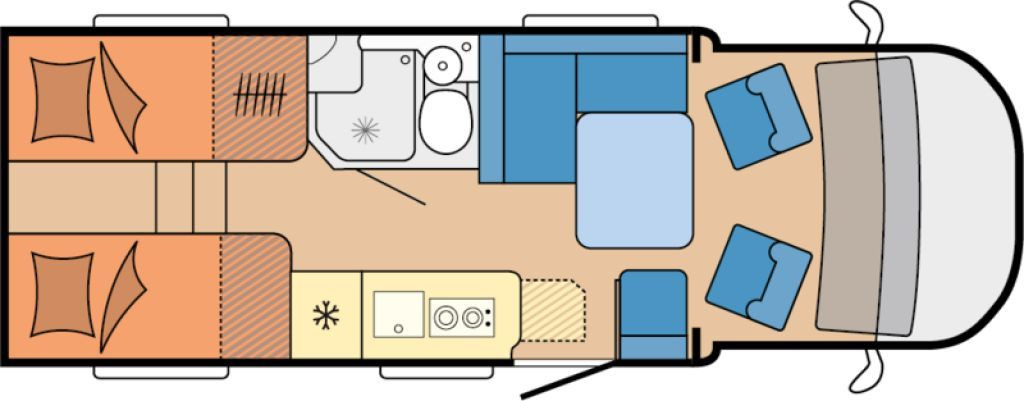 Hobby PRESTIGE T 710 GE 2026 180PS Autom. Voll LED +++ - Teilintegriertes Wohnmobil: das Bild 2 Hobby PRESTIGE T 710 GE 2026 180PS Autom. Voll LED +++ - Teilintegriertes Wohnmobil: das Bild 2