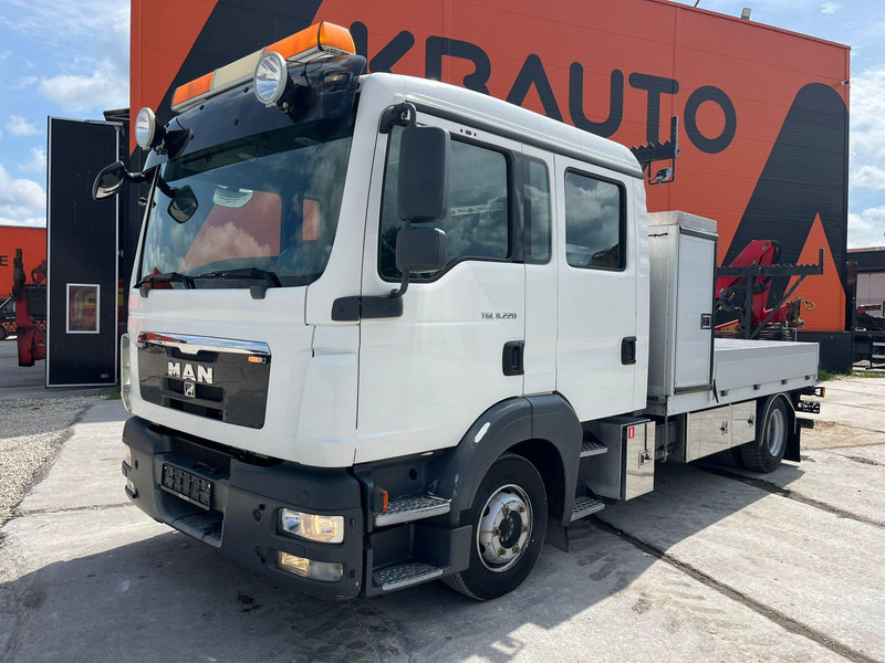 MAN TGL 8.220 4x2 HMF 270 K2 / WINCH / PLATFORM L=2779 mm - Pritsche LKW, Autokran: das Bild 2 MAN TGL 8.220 4x2 HMF 270 K2 / WINCH / PLATFORM L=2779 mm - Pritsche LKW, Autokran: das Bild 2