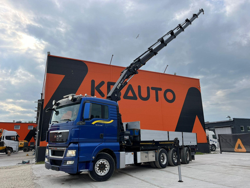 MAN TGX 35.480 8x4*4 HIAB 288E-7 / PLATFORM L=6397 mm - Pritsche LKW, Autokran: das Bild 1 MAN TGX 35.480 8x4*4 HIAB 288E-7 / PLATFORM L=6397 mm - Pritsche LKW, Autokran: das Bild 1