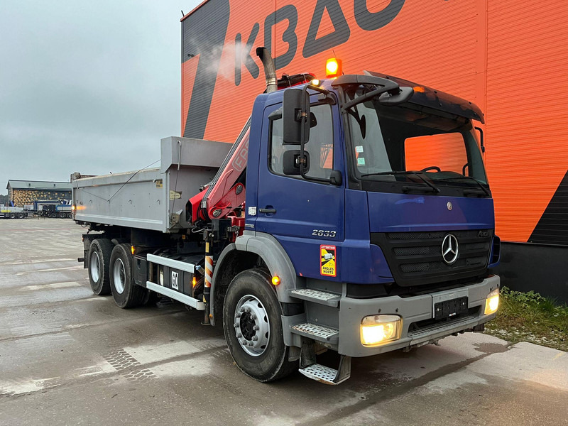 Mercedes-Benz Axor 2633 6x4 FASSI F110AK22 / BOX L=5040 mm - Kipper, Autokran: das Bild 4 Mercedes-Benz Axor 2633 6x4 FASSI F110AK22 / BOX L=5040 mm - Kipper, Autokran: das Bild 4