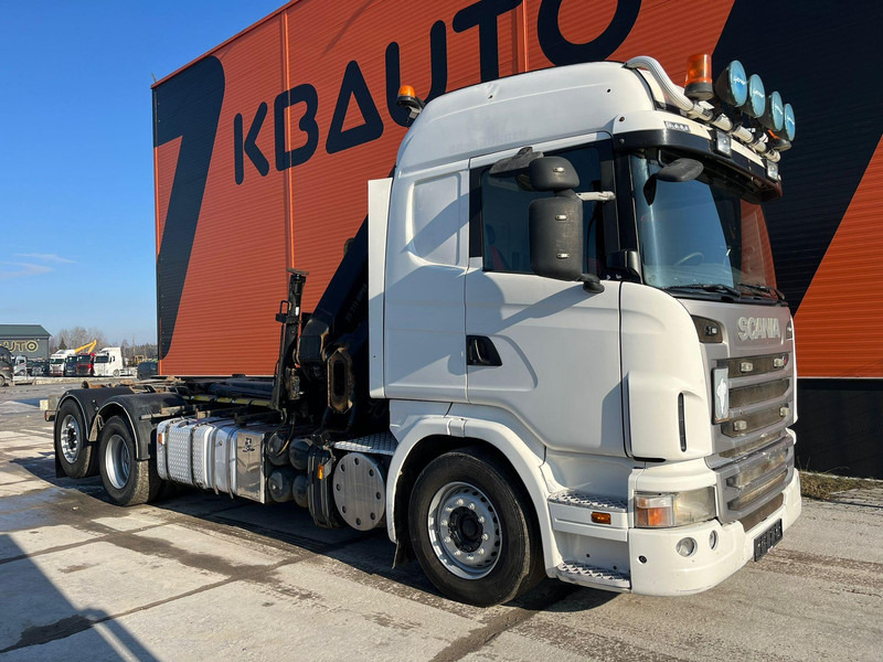 Scania G 420 6x2*4 Hiab 211 EP-5 HIPRO / Hiab XR 20T SL51 - Abrollkipper, Autokran: das Bild 5 Scania G 420 6x2*4 Hiab 211 EP-5 HIPRO / Hiab XR 20T SL51 - Abrollkipper, Autokran: das Bild 5