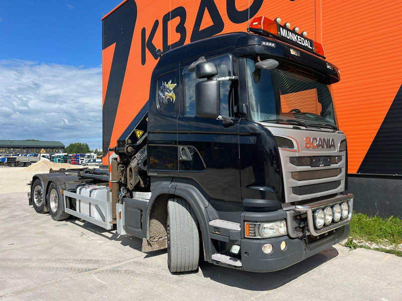 Scania G 440 6x2*4 PK22002 + JIB / PALFINGER 20 ton / L=5000 mm - Abrollkipper, Autokran: das Bild 4 Scania G 440 6x2*4 PK22002 + JIB / PALFINGER 20 ton / L=5000 mm - Abrollkipper, Autokran: das Bild 4