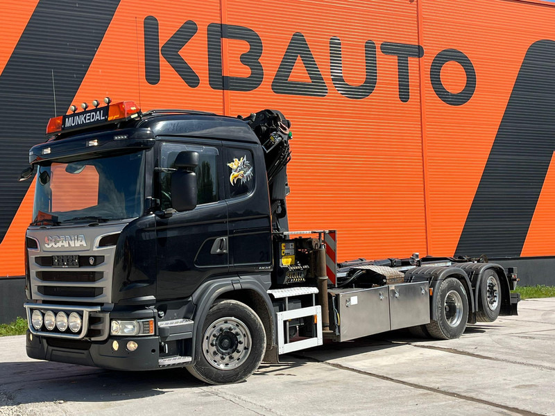 Scania G 440 6x2*4 PK22002 + JIB / PALFINGER 20 ton / L=5000 mm - Abrollkipper, Autokran: das Bild 2 Scania G 440 6x2*4 PK22002 + JIB / PALFINGER 20 ton / L=5000 mm - Abrollkipper, Autokran: das Bild 2