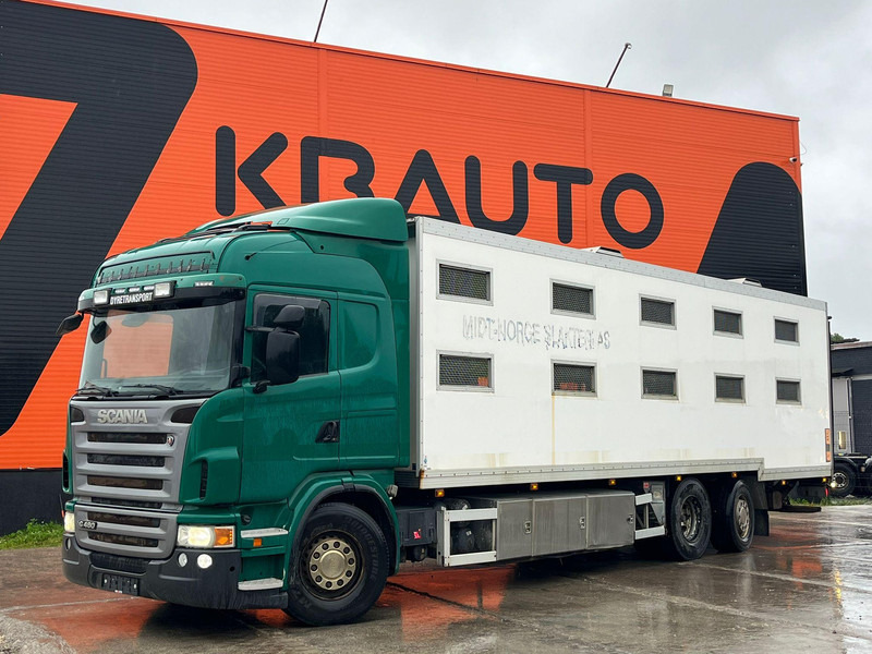 Scania G 480 6x2*4 BOX L=9212 mm / COOLANT LEAKAGE ON 3 RD CYLINDER - Tiertransporter LKW: das Bild 1 Scania G 480 6x2*4 BOX L=9212 mm / COOLANT LEAKAGE ON 3 RD CYLINDER - Tiertransporter LKW: das Bild 1