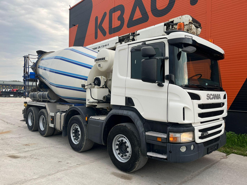 Scania P 410 8x4 LIEBHERR 9 m3 + CONVEYOR / FULL STEEL - Fahrmischer: das Bild 3 Scania P 410 8x4 LIEBHERR 9 m3 + CONVEYOR / FULL STEEL - Fahrmischer: das Bild 3