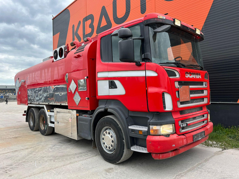 Scania R 420 6x2 ADR / STAINLESS STEEL TANK 9500 l / FULL STEEL SUSPENSION - Tankwagen: das Bild 4 Scania R 420 6x2 ADR / STAINLESS STEEL TANK 9500 l / FULL STEEL SUSPENSION - Tankwagen: das Bild 4
