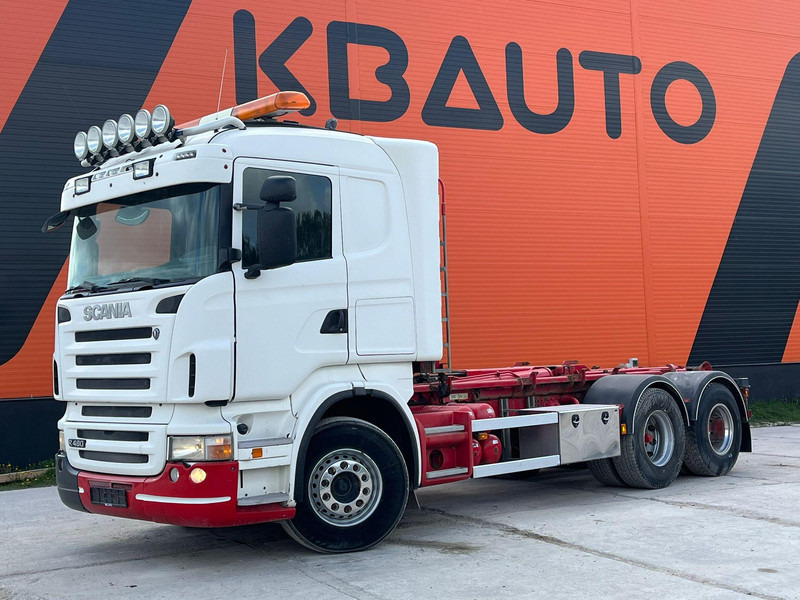 Scania R 480 6x2 HIAB 20 ton / L=5200 mm - Abrollkipper: das Bild 1 Scania R 480 6x2 HIAB 20 ton / L=5200 mm - Abrollkipper: das Bild 1