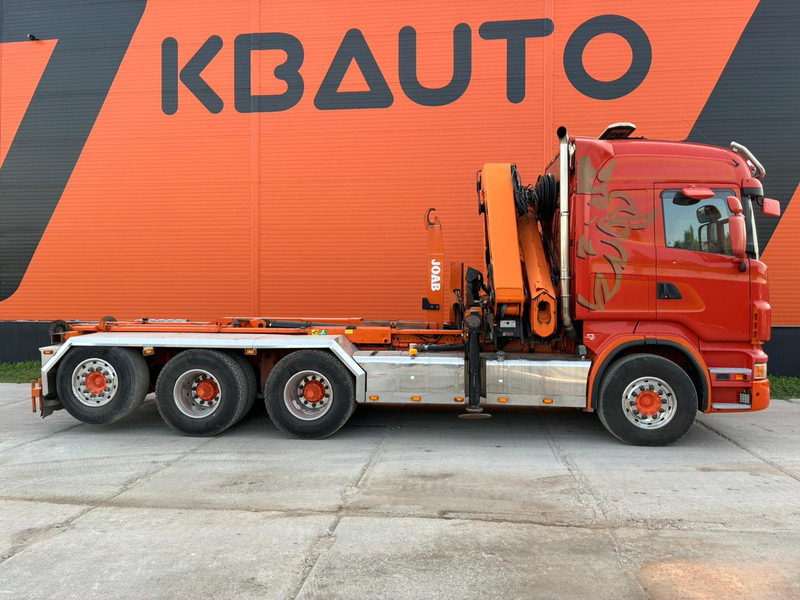 Scania R 480 8X4*4 HIAB 288E-6 HIPRO / HOOK LIFT JOAB L 17 ton L=5200 mm - Abrollkipper, Autokran: das Bild 5 Scania R 480 8X4*4 HIAB 288E-6 HIPRO / HOOK LIFT JOAB L 17 ton L=5200 mm - Abrollkipper, Autokran: das Bild 5
