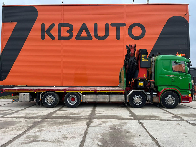 Scania R 480 8x2*6 PK 65002 + JIB / PLATFORM L=7518 mm - Pritsche LKW, Autokran: das Bild 5 Scania R 480 8x2*6 PK 65002 + JIB / PLATFORM L=7518 mm - Pritsche LKW, Autokran: das Bild 5