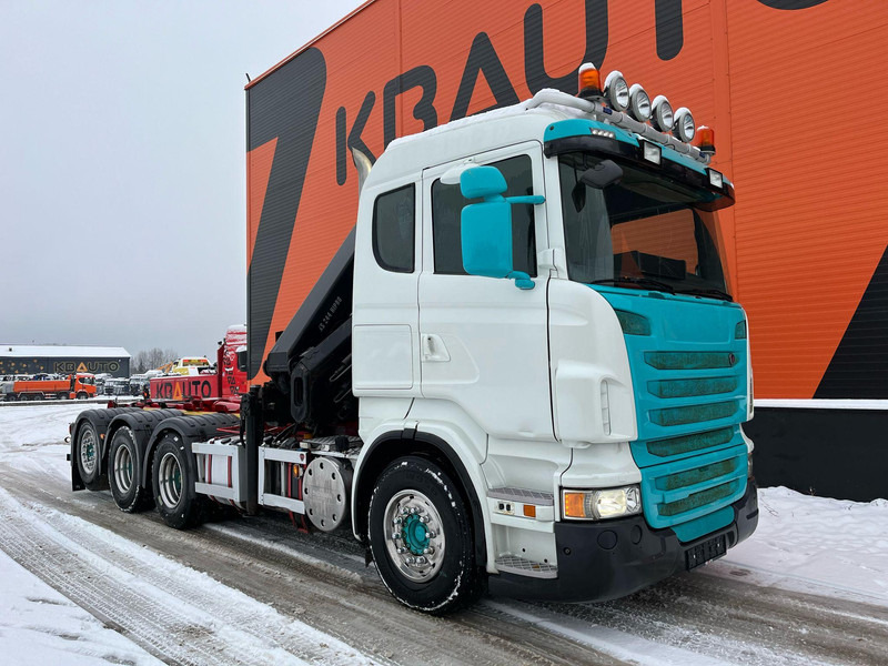 Scania R 480 8x4*4 HIAB 244EP-5 / HIAB XR 20 ton L=5100 mm - Abrollkipper, Autokran: das Bild 4 Scania R 480 8x4*4 HIAB 244EP-5 / HIAB XR 20 ton L=5100 mm - Abrollkipper, Autokran: das Bild 4