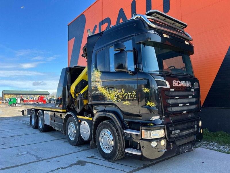 Scania R 560 8x4 PK 34002 / WINCH / FALCOM FAS 12000 / PLATFORM L=6564 mm - Pritsche LKW, Autokran: das Bild 3 Scania R 560 8x4 PK 34002 / WINCH / FALCOM FAS 12000 / PLATFORM L=6564 mm - Pritsche LKW, Autokran: das Bild 3