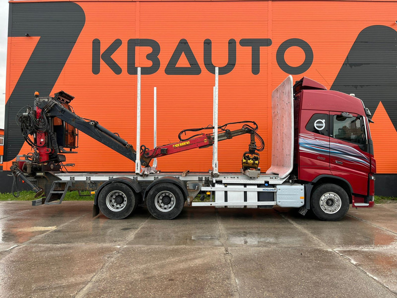 Volvo FH 16 650 6x4 Jonsered J1088ST. 96 - Holztransporter, Autokran: das Bild 4 Volvo FH 16 650 6x4 Jonsered J1088ST. 96 - Holztransporter, Autokran: das Bild 4