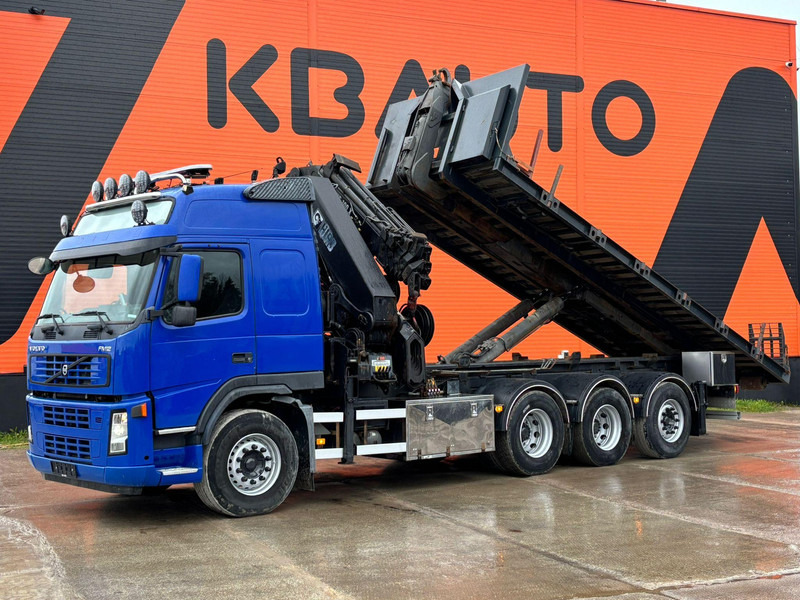 Volvo FM 12 460 8x4*4 HIAB 422 E-5 HIPRO+JIB / HOOK LIFT 20 ton / L=5600 mm / PLATFORM - Abrollkipper, Autokran: das Bild 2 Volvo FM 12 460 8x4*4 HIAB 422 E-5 HIPRO+JIB / HOOK LIFT 20 ton / L=5600 mm / PLATFORM - Abrollkipper, Autokran: das Bild 2