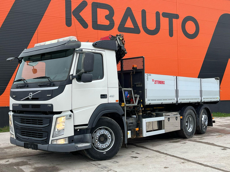 Volvo FM 410 6x2*4 HMF 1120-K4 / TIPPER BOX L=5573 mm - Kipper, Autokran: das Bild 2 Volvo FM 410 6x2*4 HMF 1120-K4 / TIPPER BOX L=5573 mm - Kipper, Autokran: das Bild 2